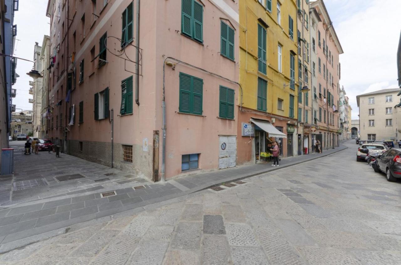 Ferienwohnung Joivy Warm Family Flat For 9, Near Porto Antico Genua Exterior foto